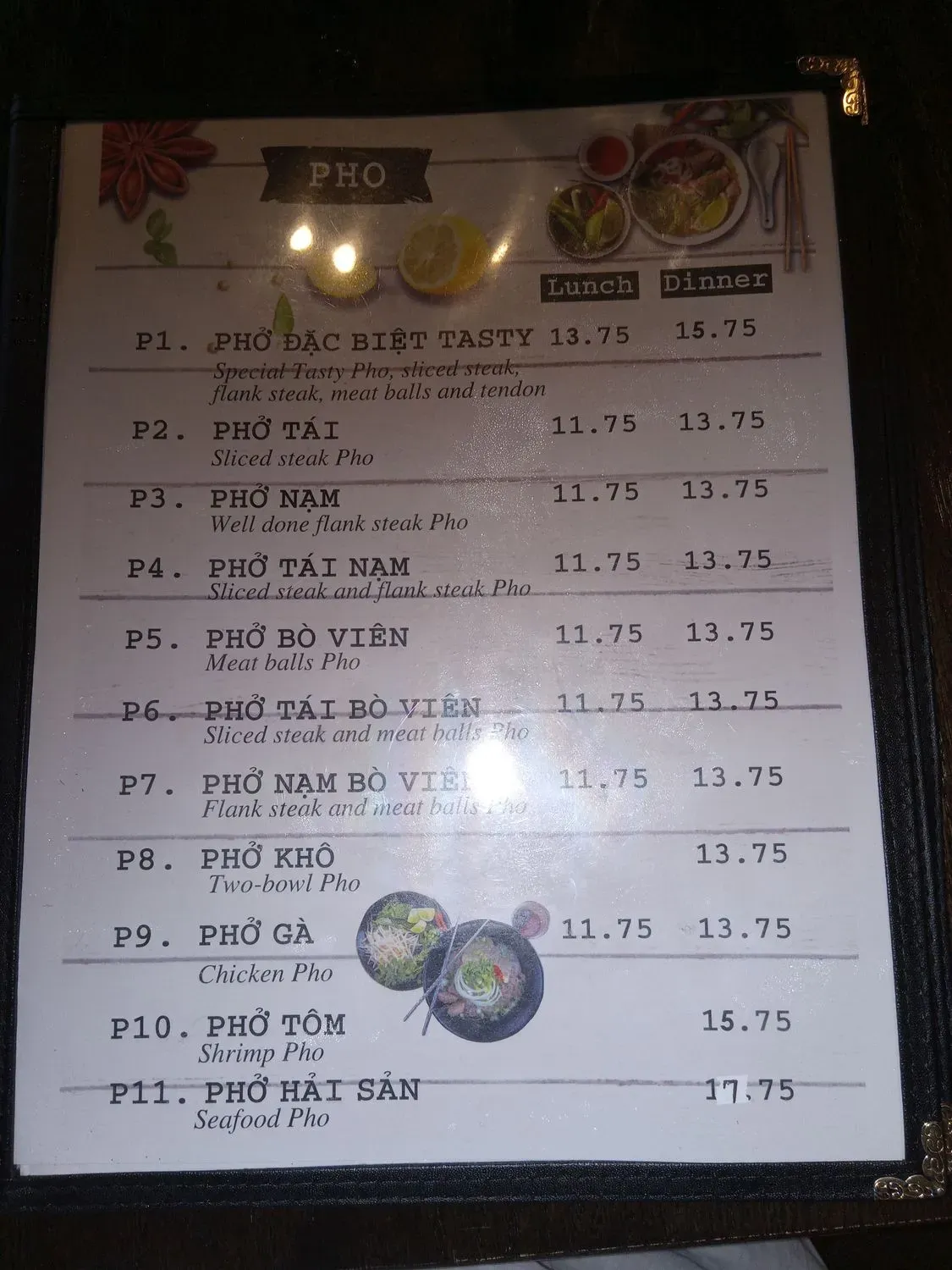 Menu 5