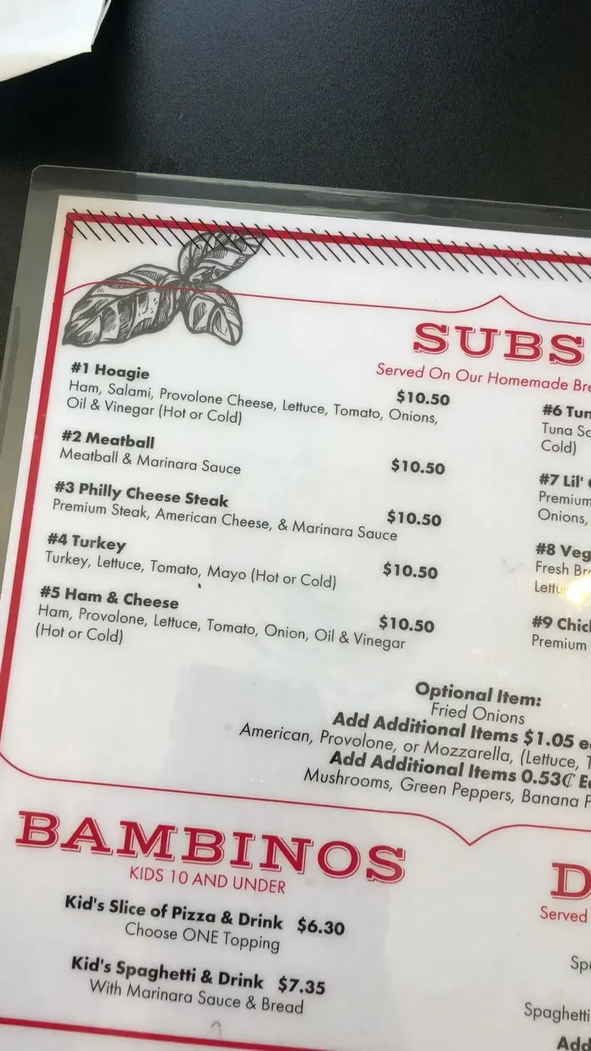 Menu 2