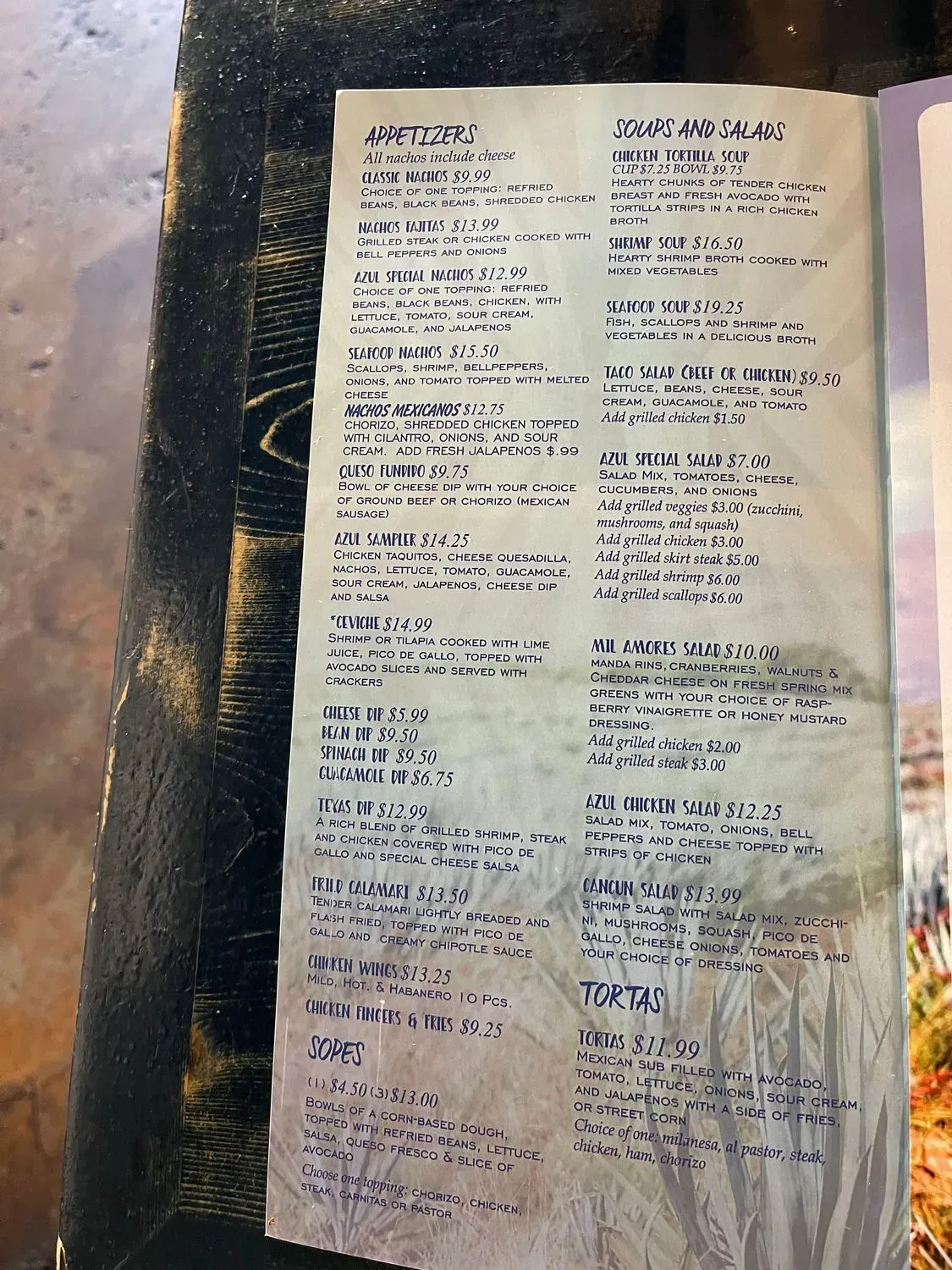 Menu 3