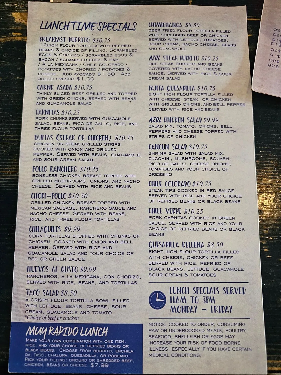 Menu 2