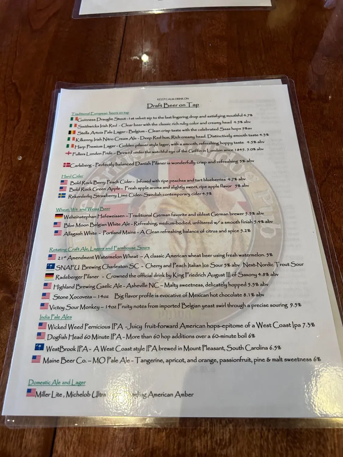 Menu 6