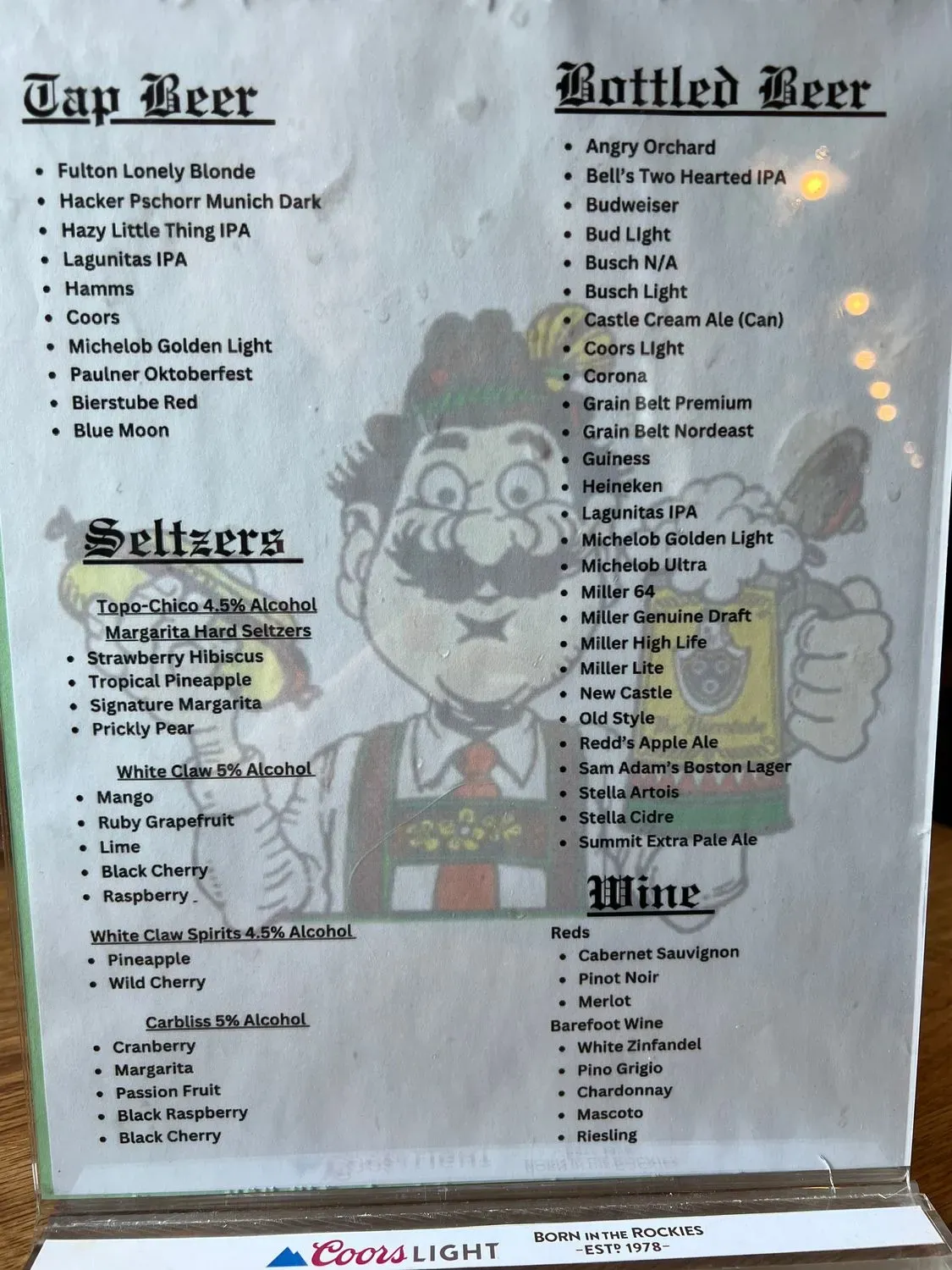 Menu 2