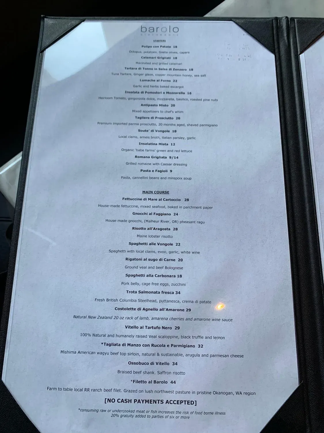 Menu 5