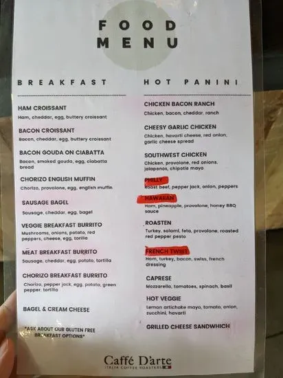 Menu 2