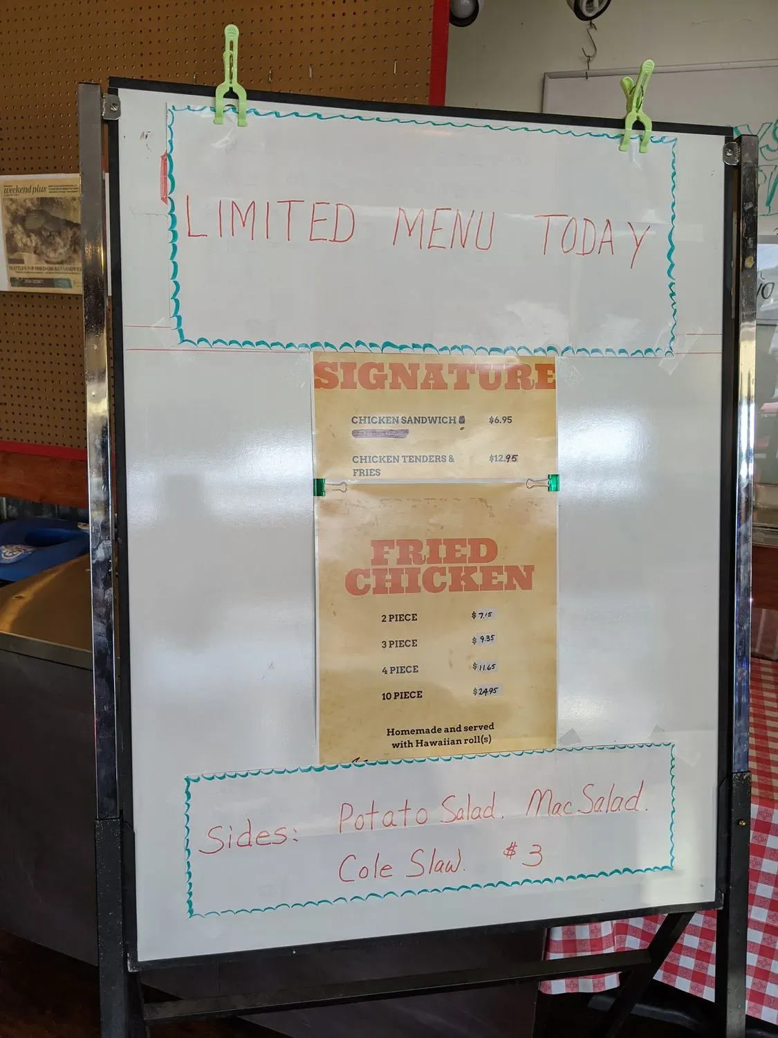 Menu 4