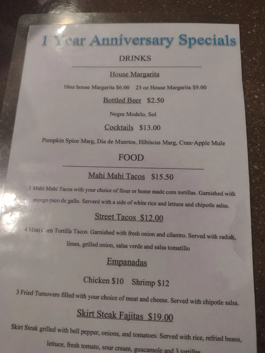 Menu 6