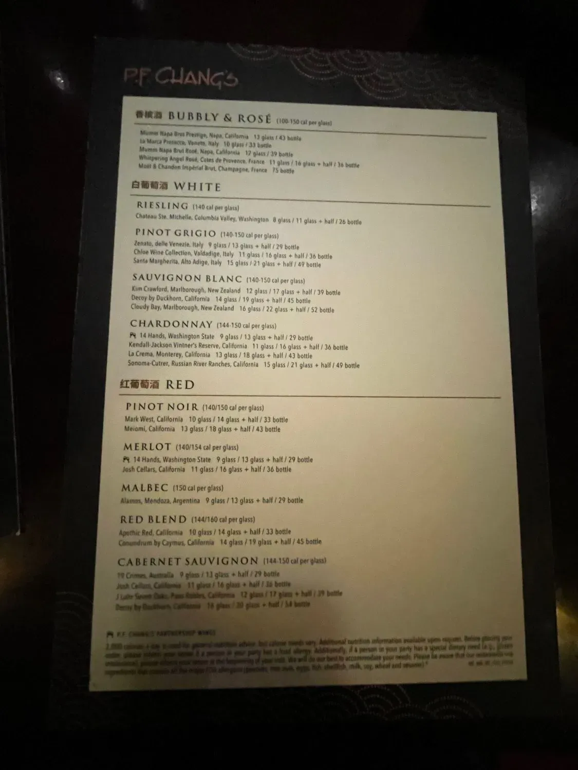 Menu 6