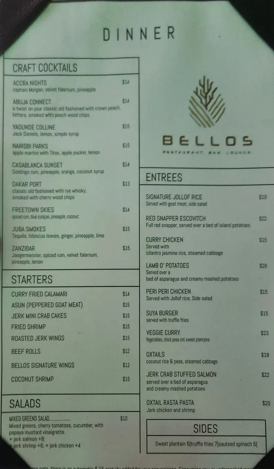 Menu 4