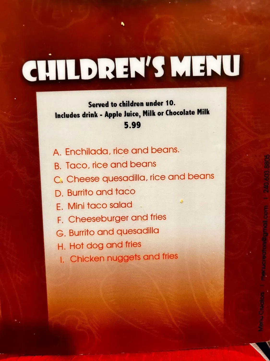 Menu 6