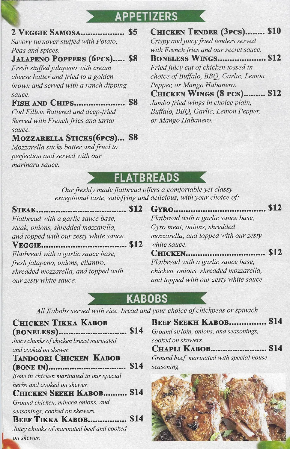 Menu 3