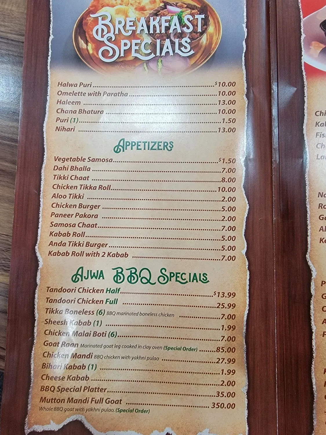 Menu 6