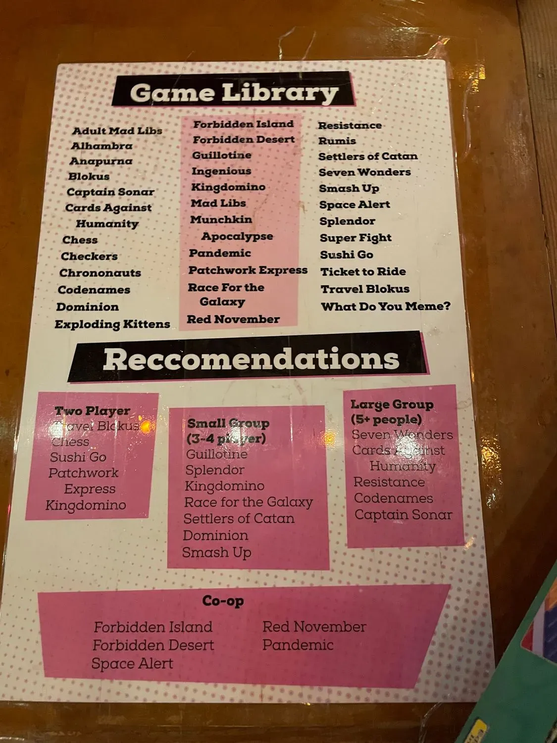 Menu 4