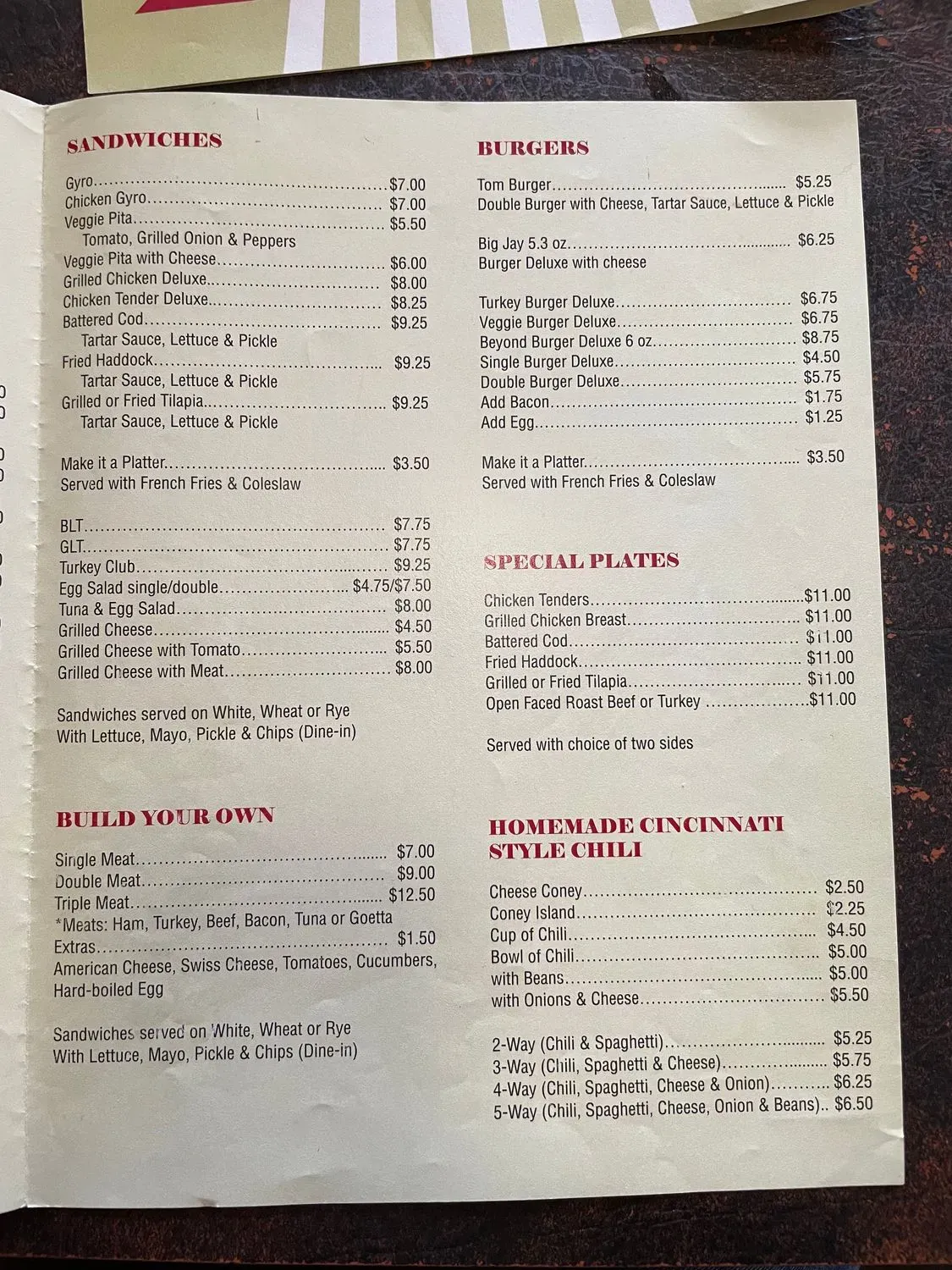 Menu 2