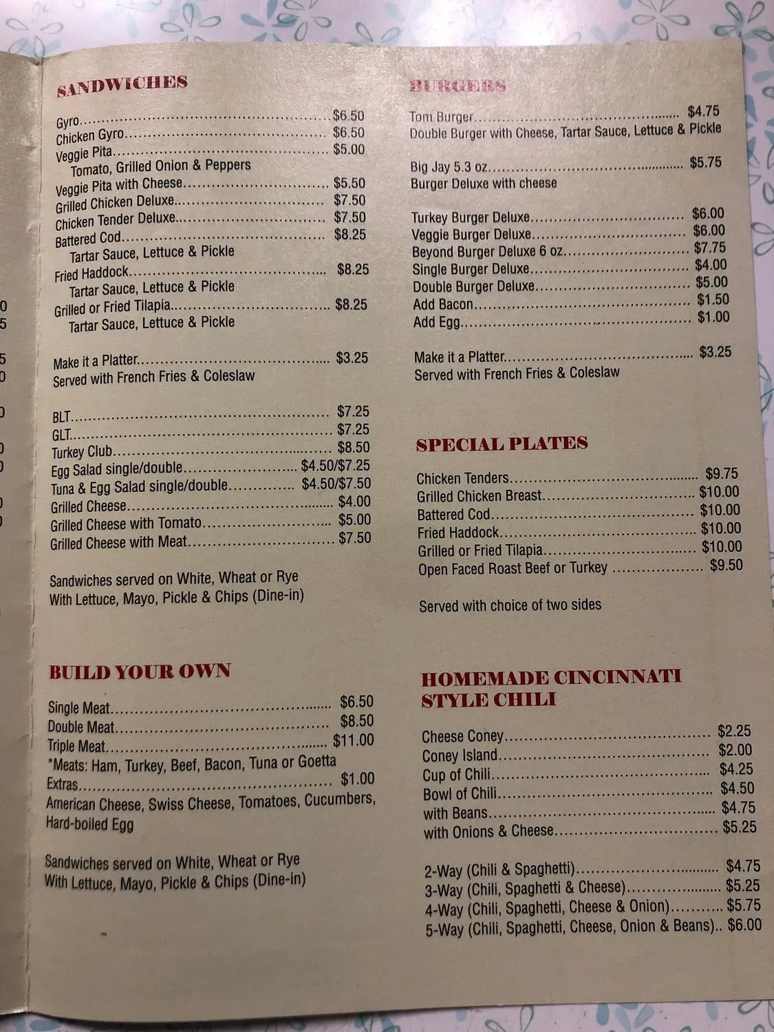 Menu 4