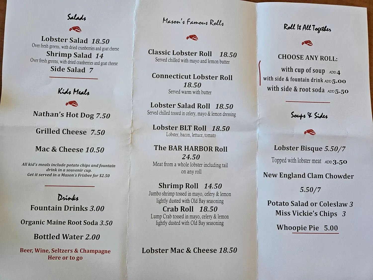 Menu 3