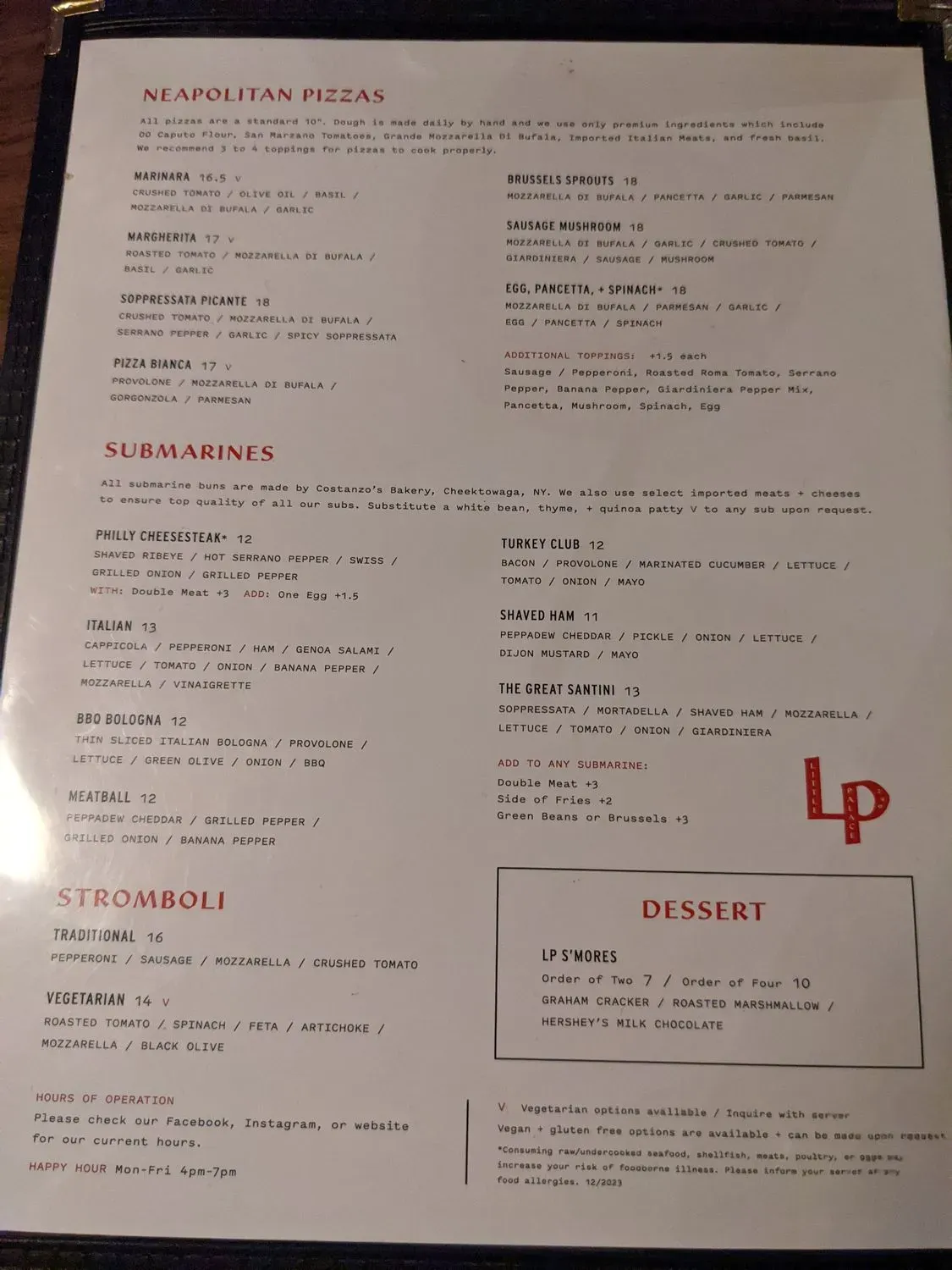 Menu 4