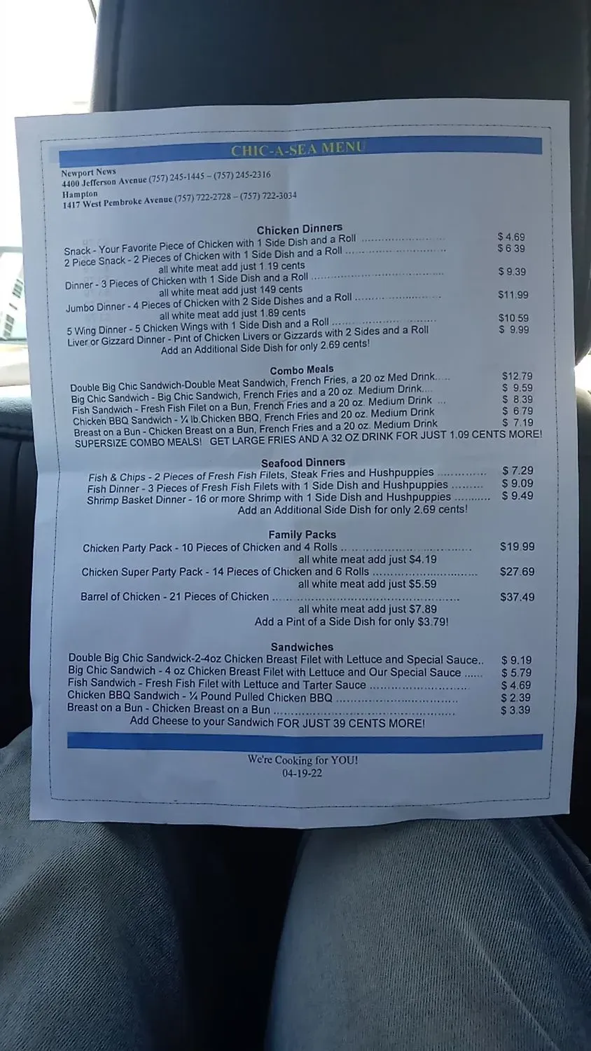 Menu 6