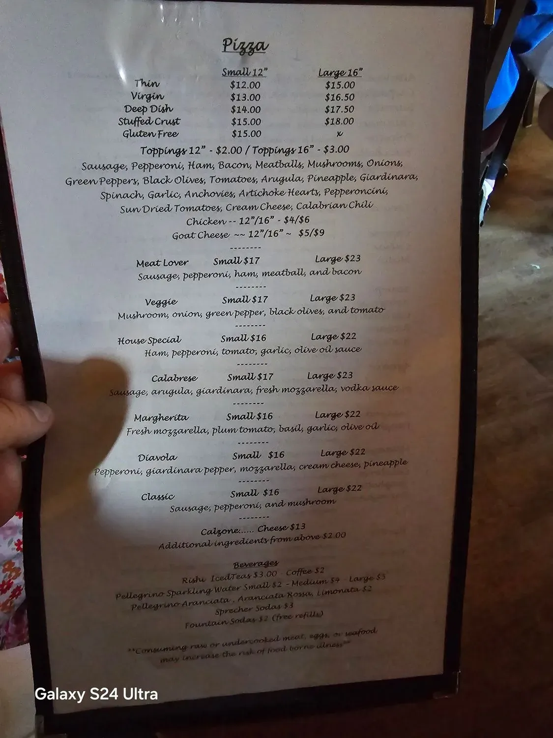 Menu 5