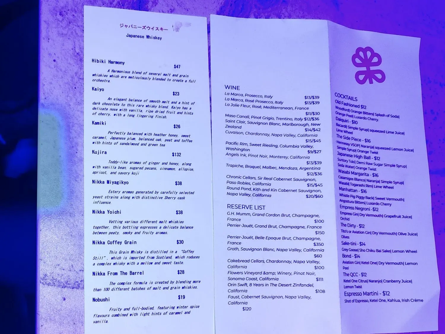 Menu 2