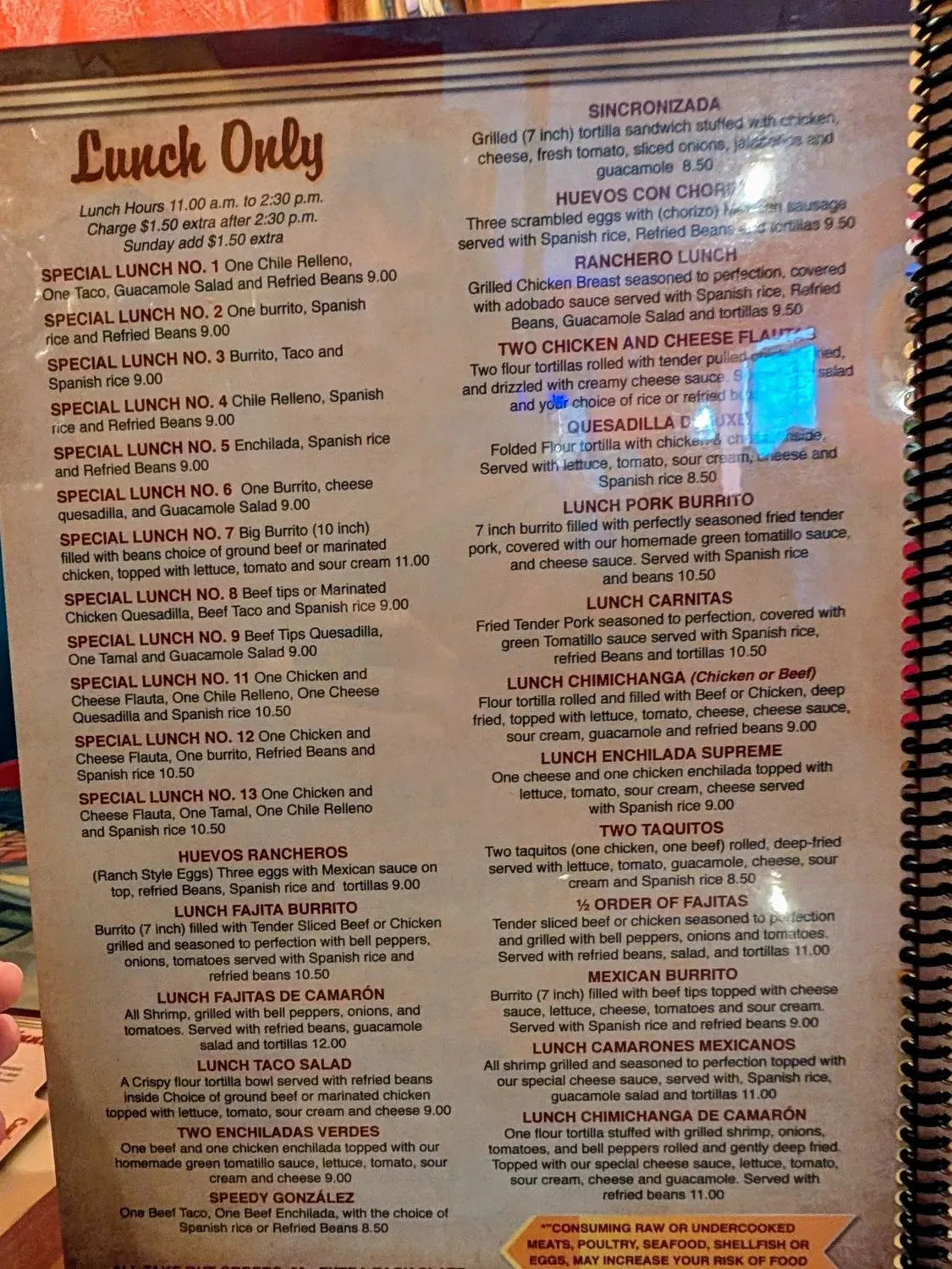 Menu 4