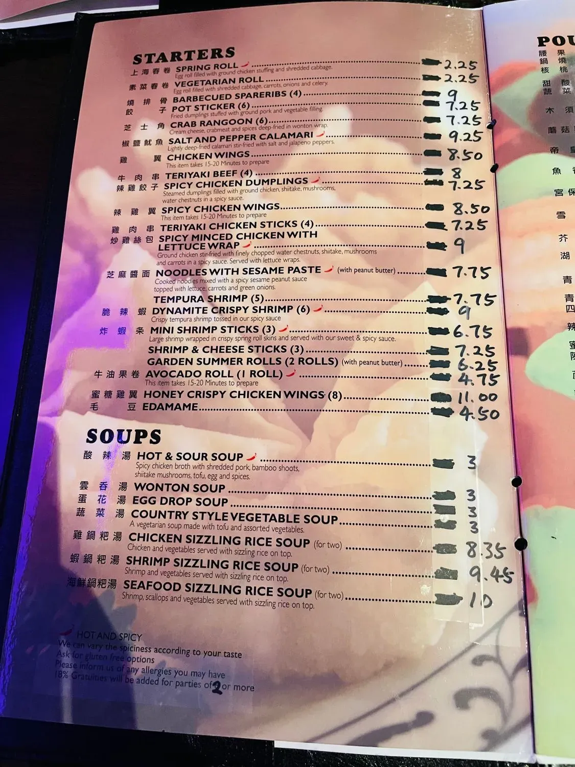 Menu 4