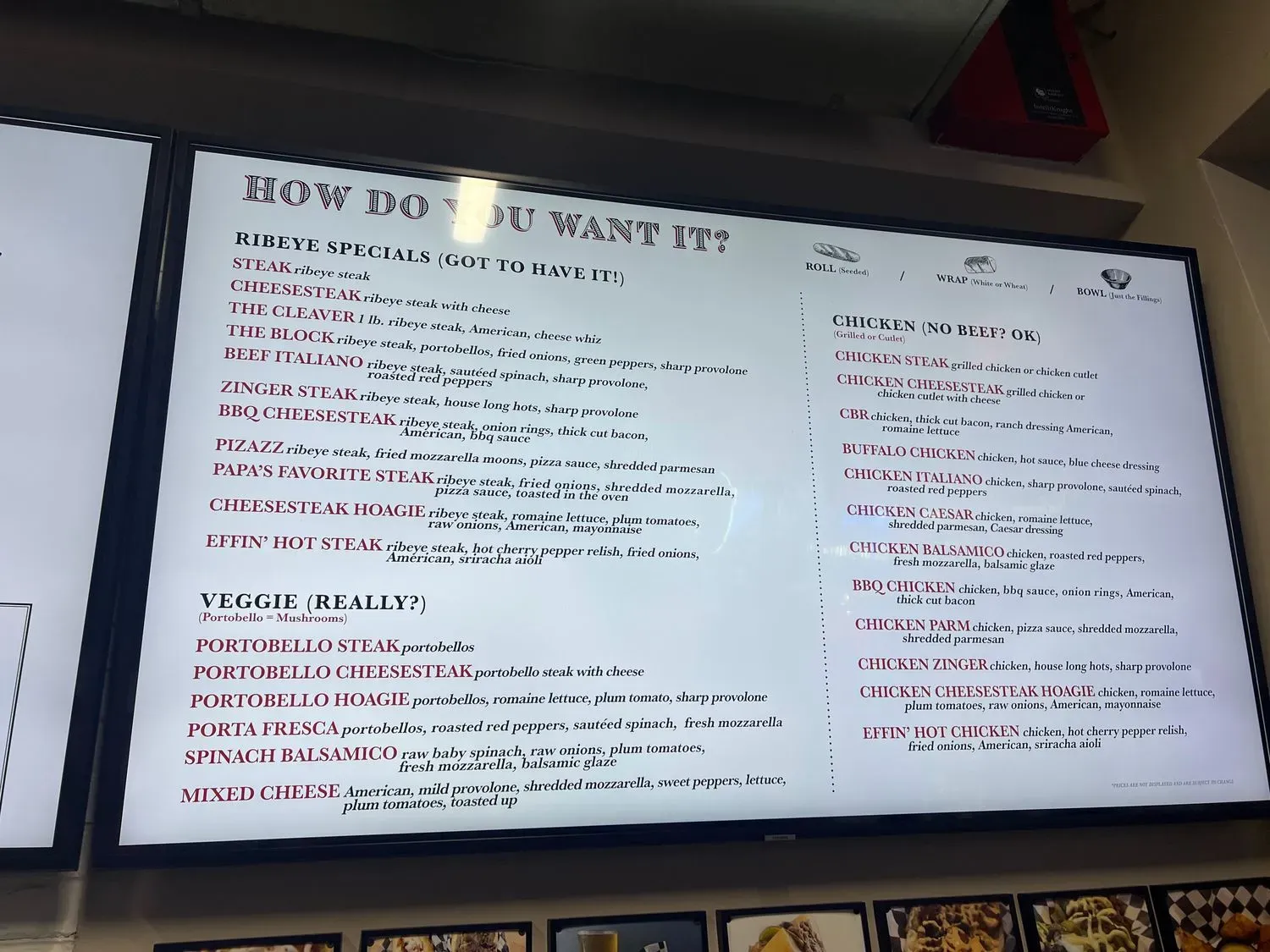 Menu 5