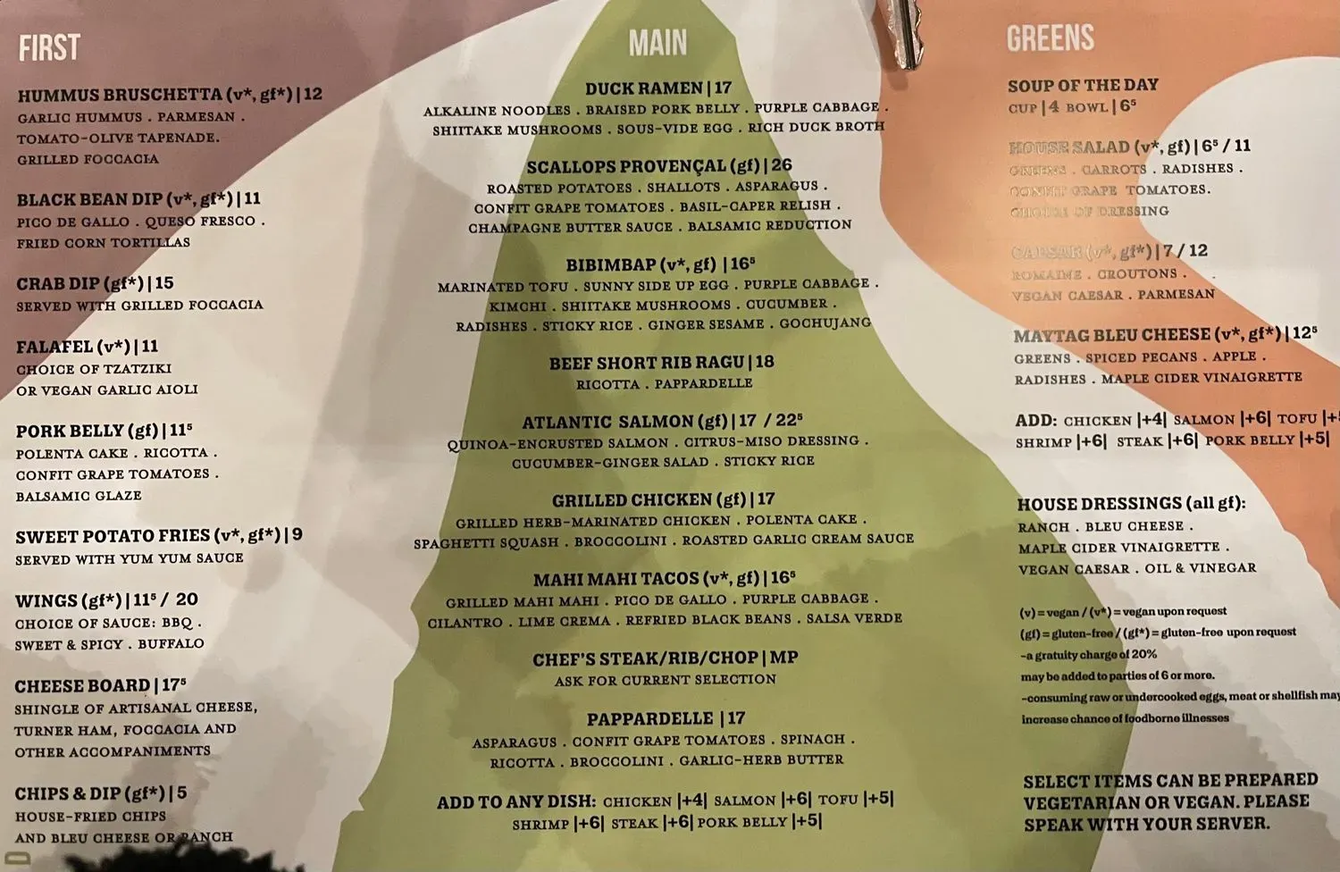 Menu 2