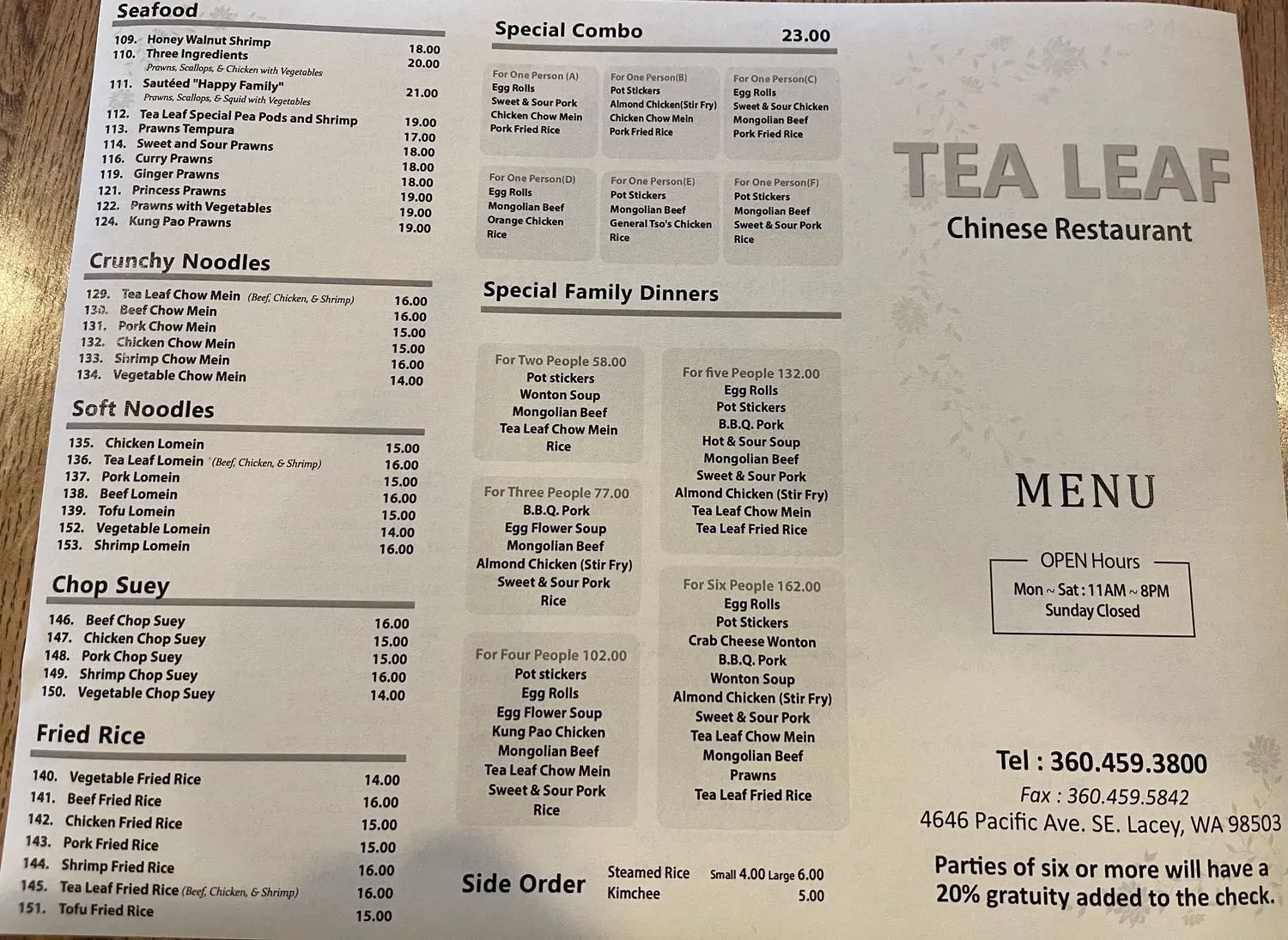 Menu 2