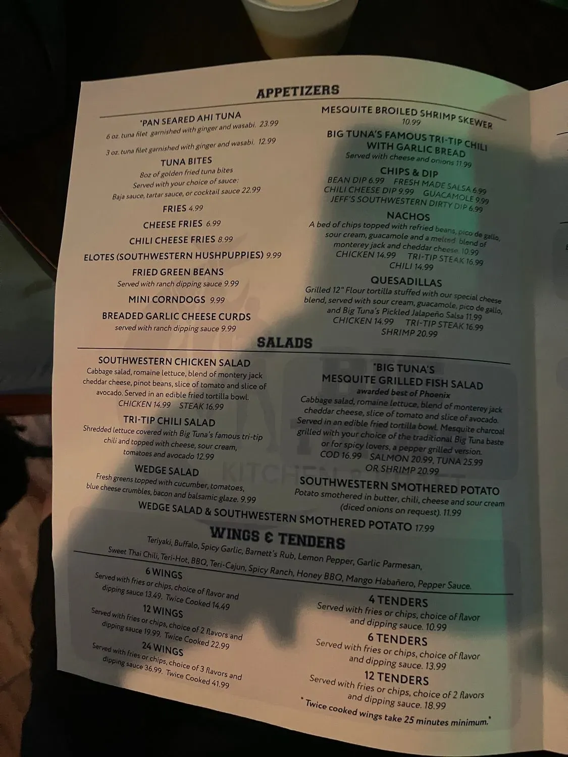 Menu 5