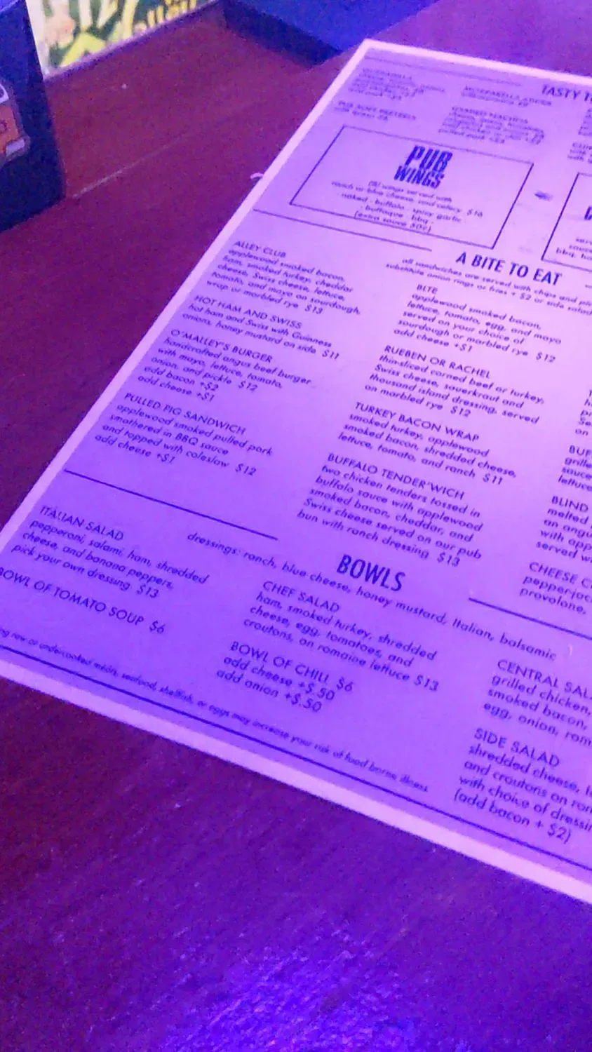 Menu 4