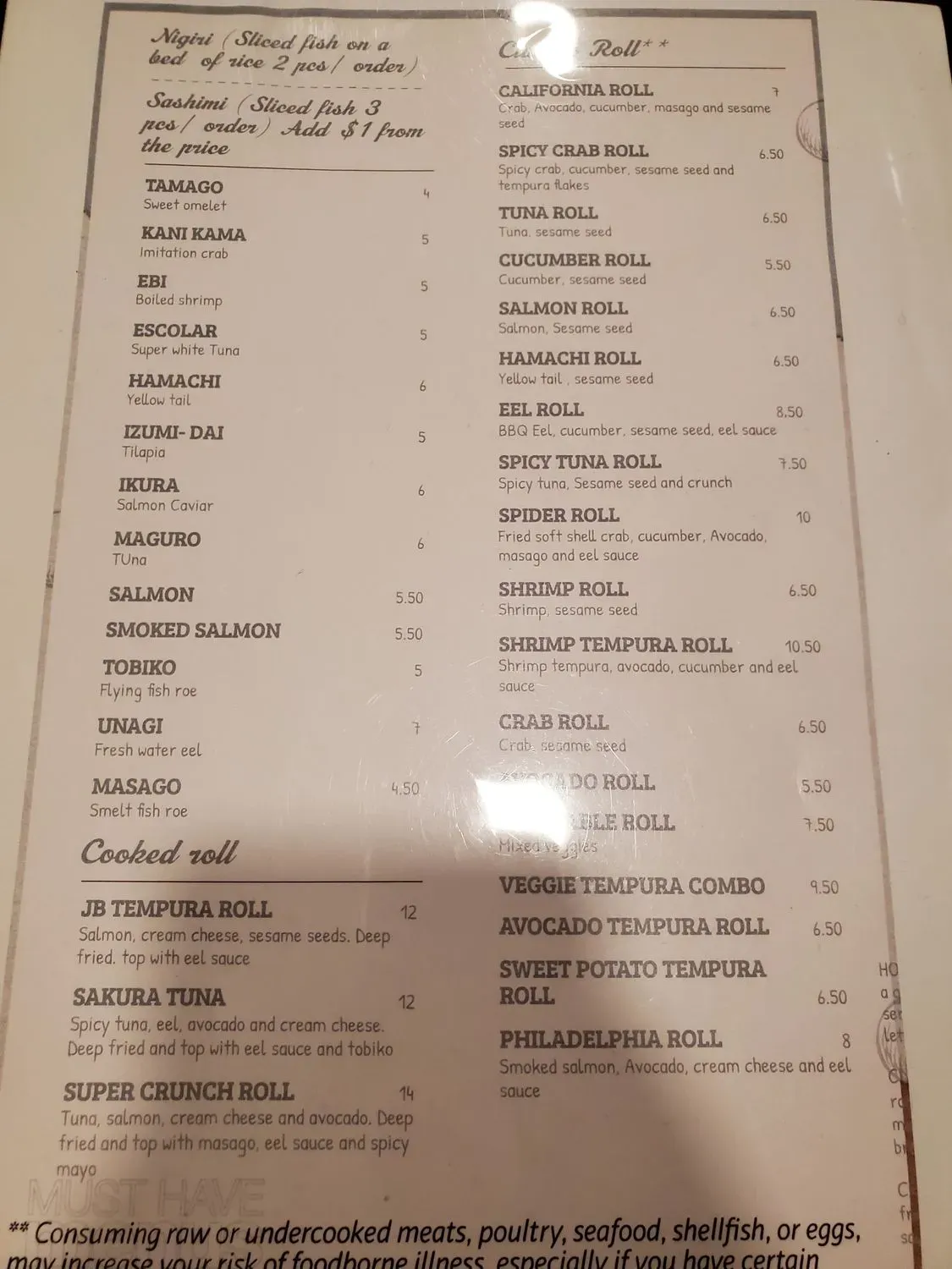 Menu 2