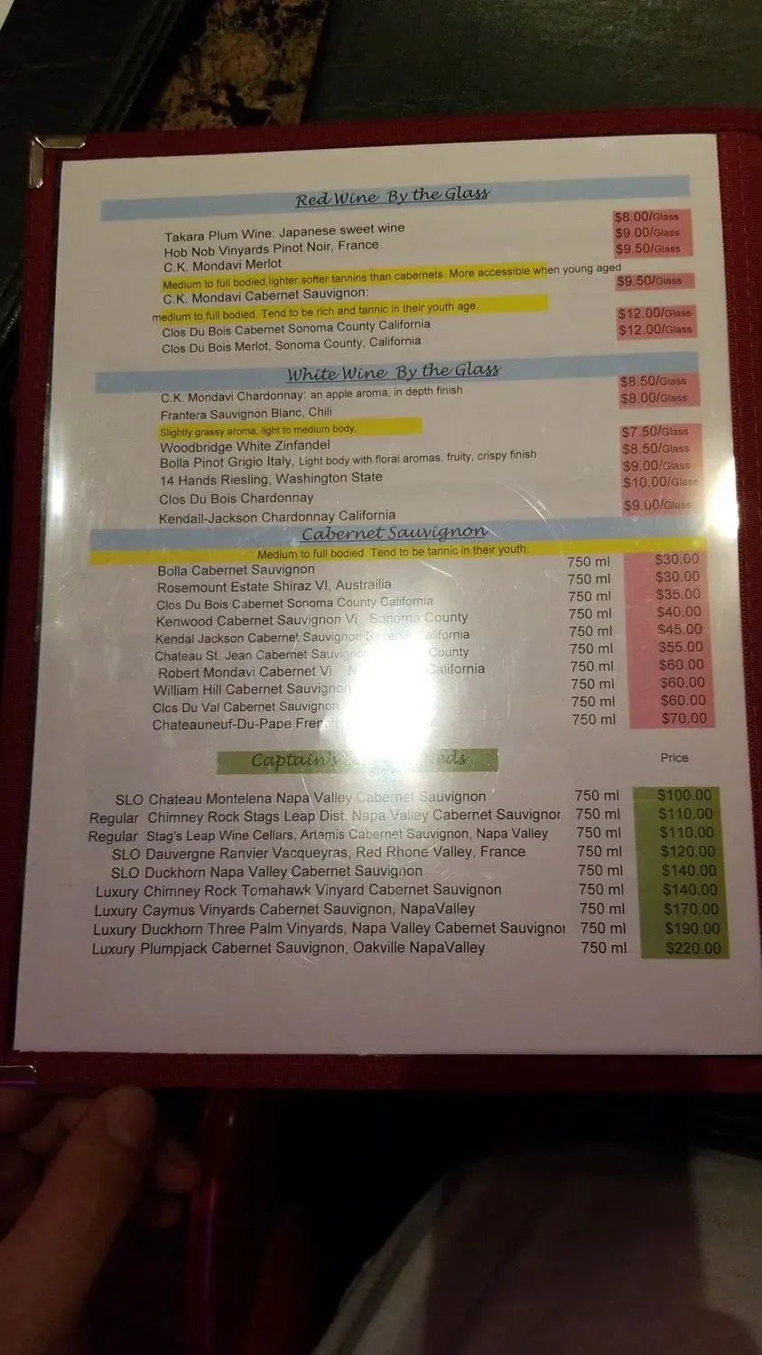 Menu 3