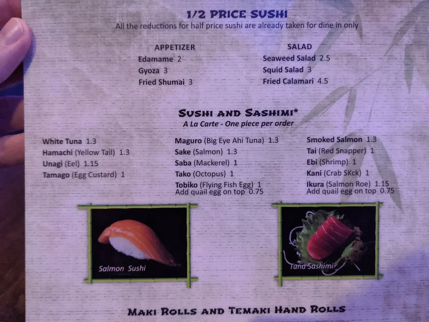 Menu 3