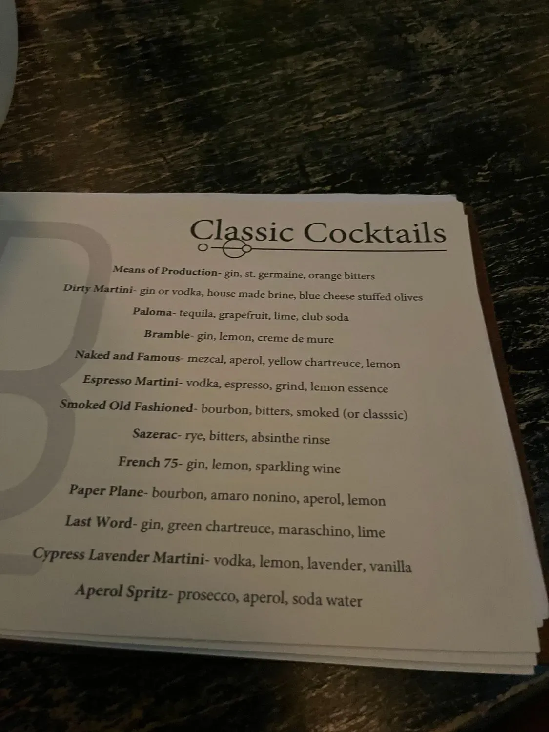 Menu 4