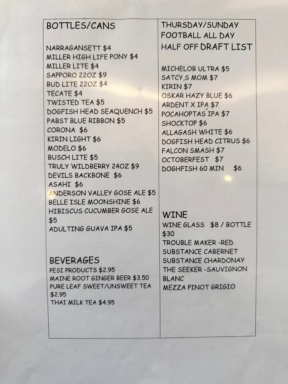 Menu 6