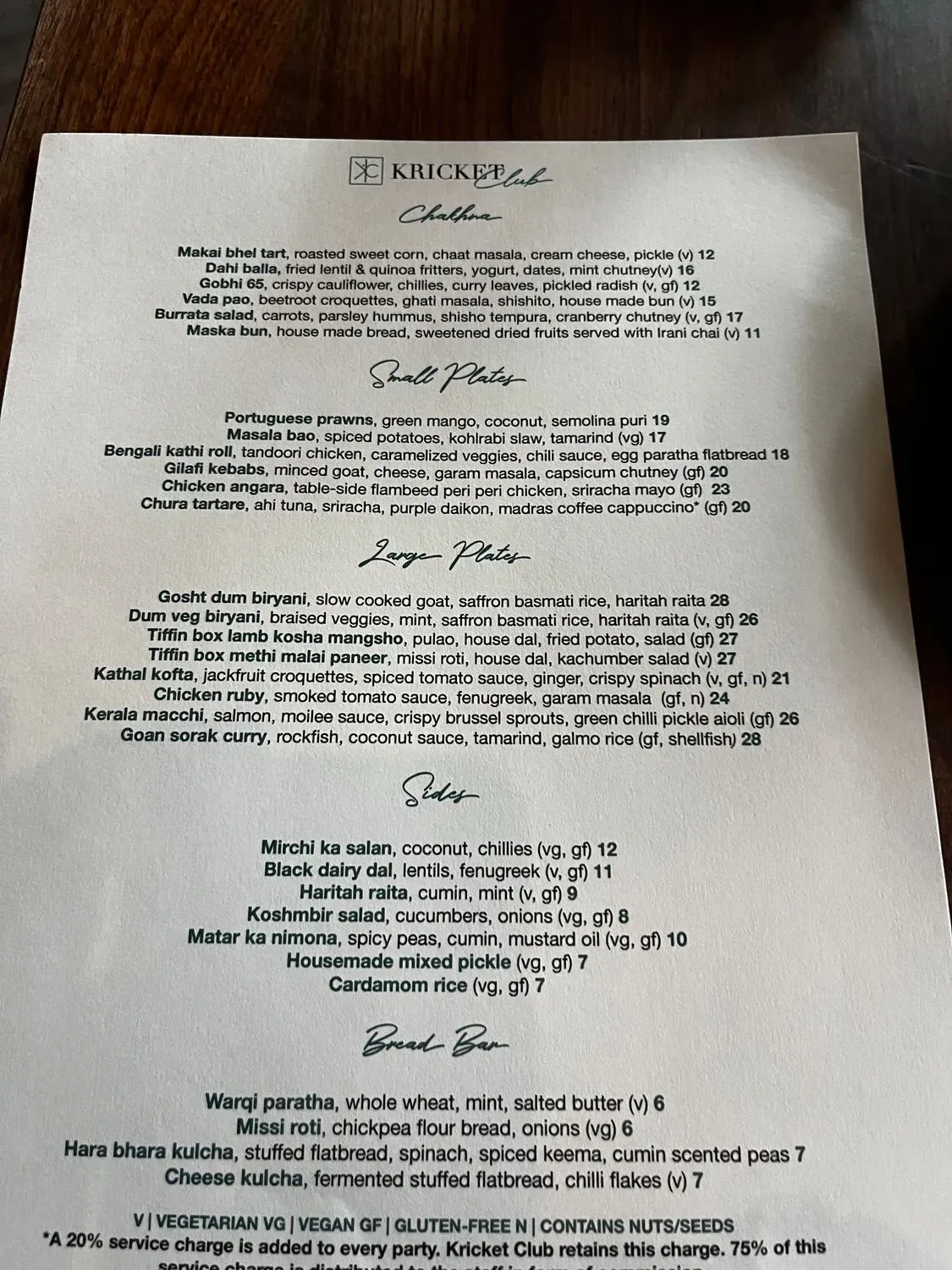 Menu 6