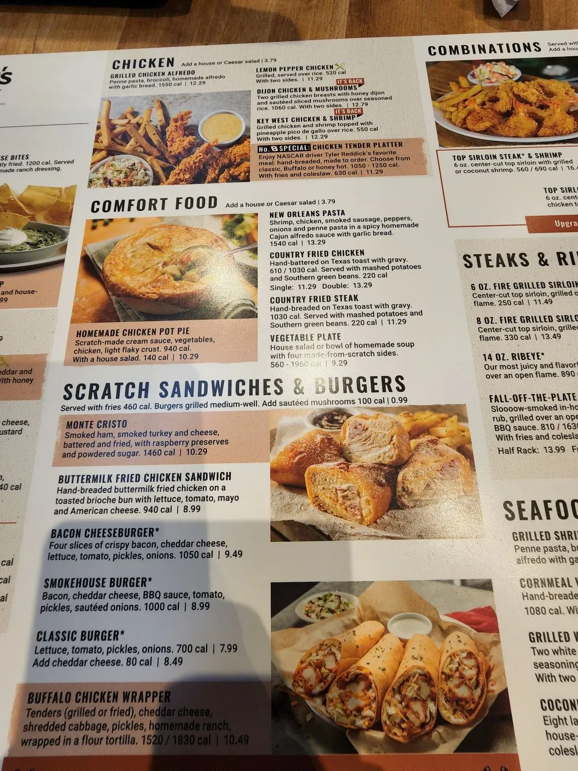 Cheddar's Scratch Kitchen Menu - Updated October 2025