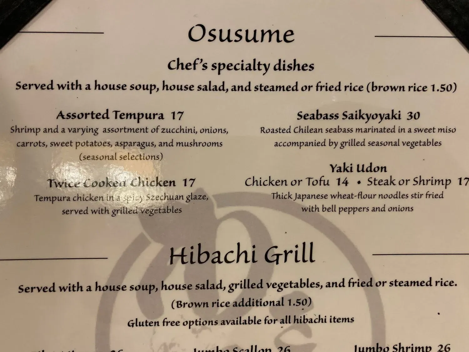 Menu 6