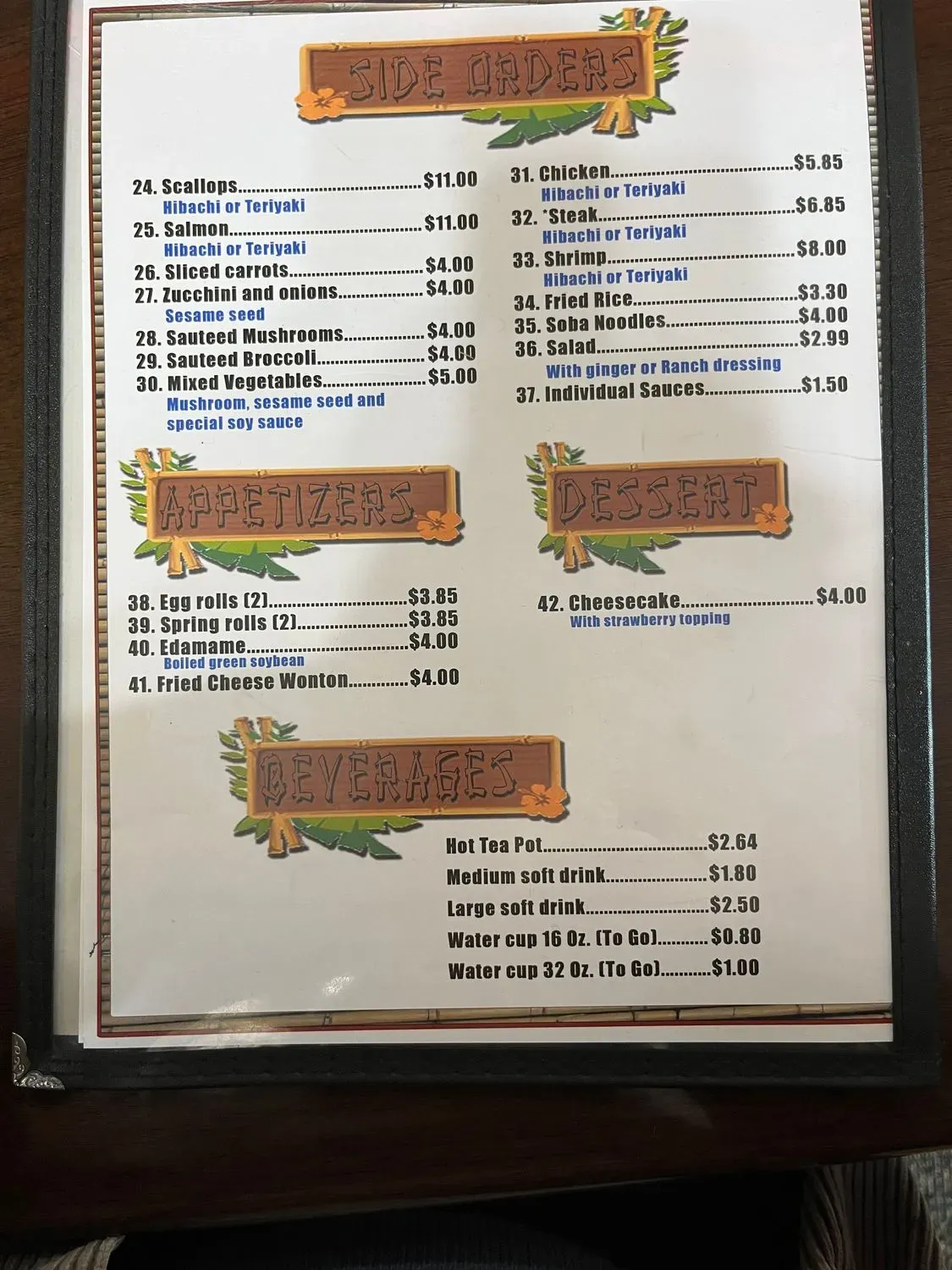 Menu 4