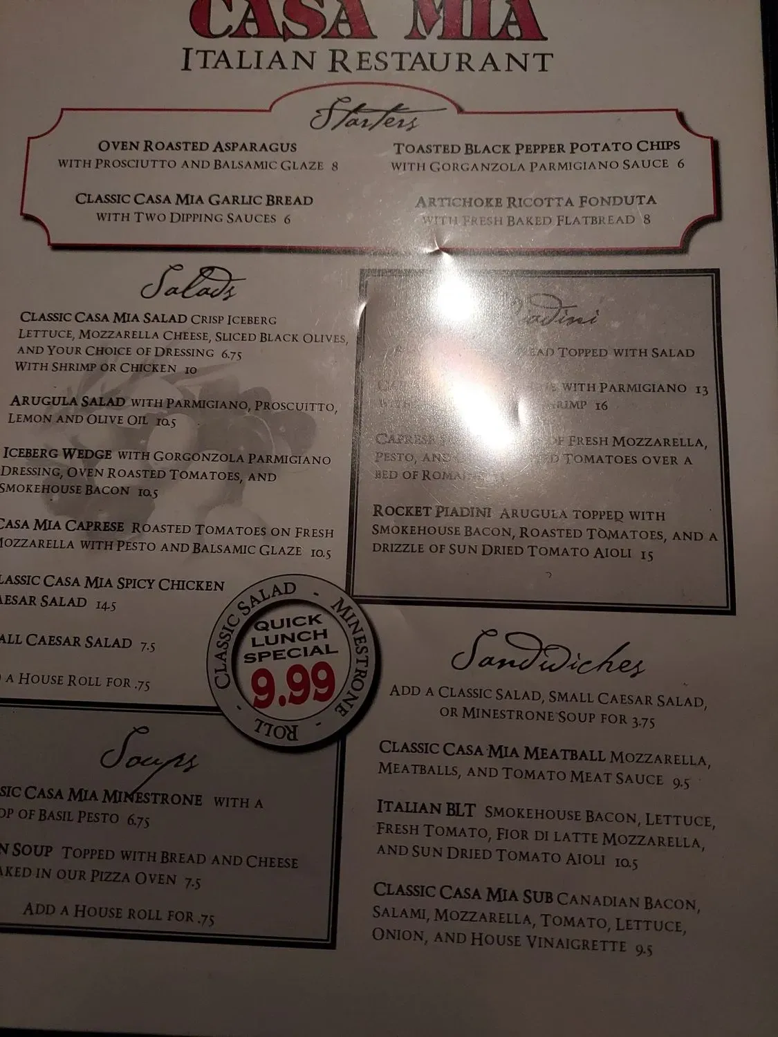 Menu 2