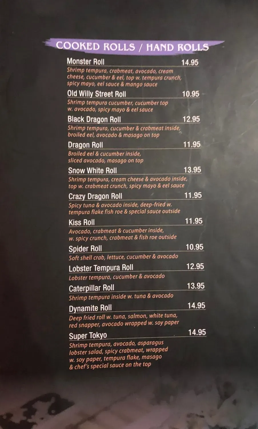 Menu 5