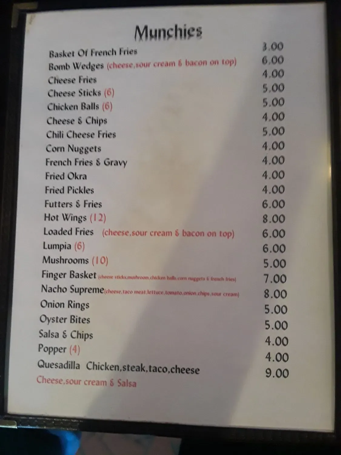 Menu 3