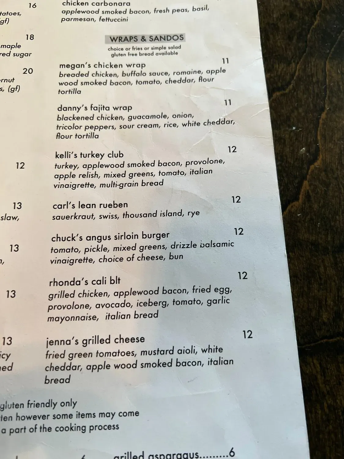 Menu 4