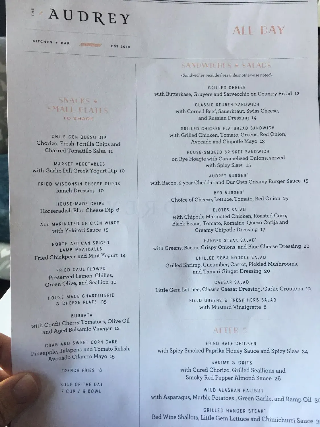 Menu 6