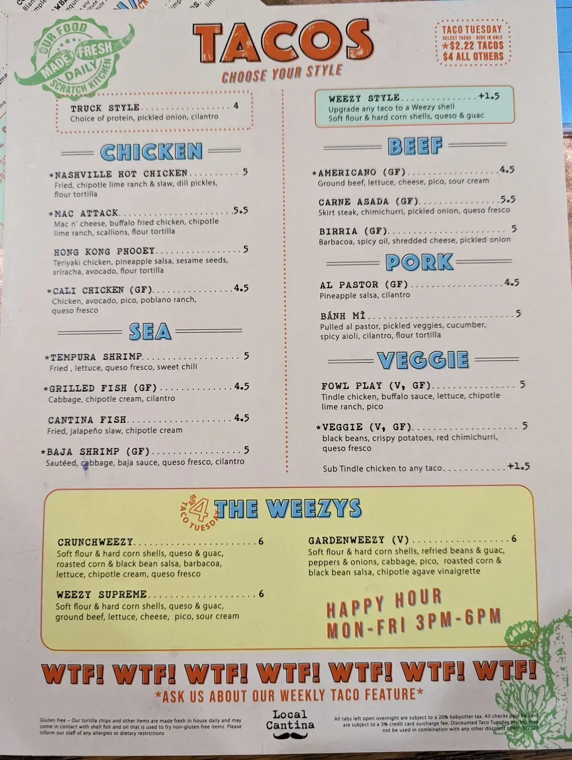 Menu 3