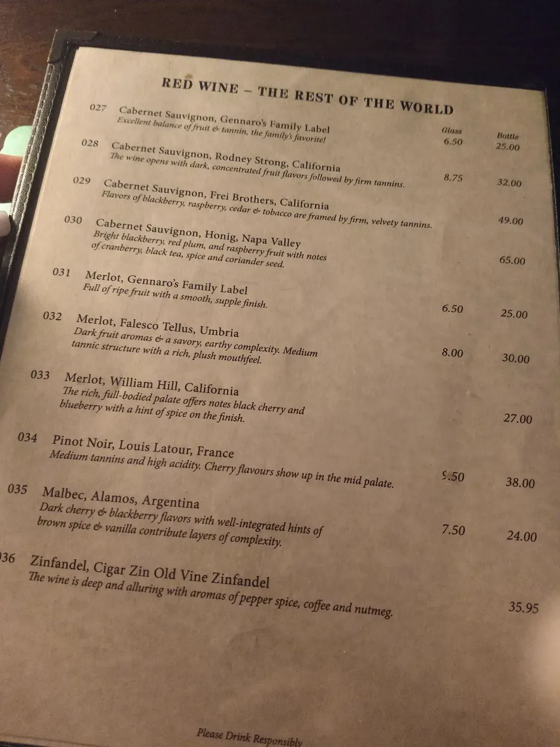 Menu 6