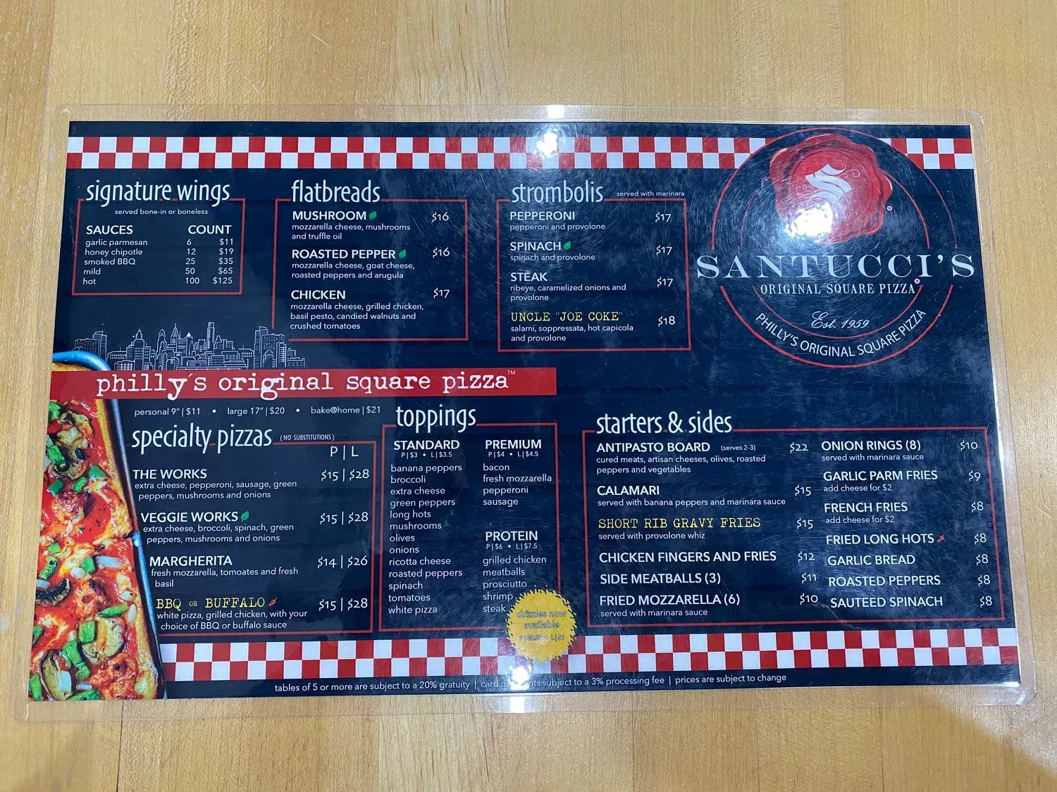 Menu 5