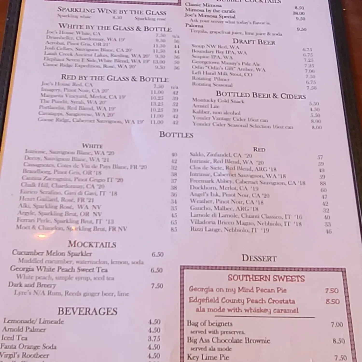 Menu 2