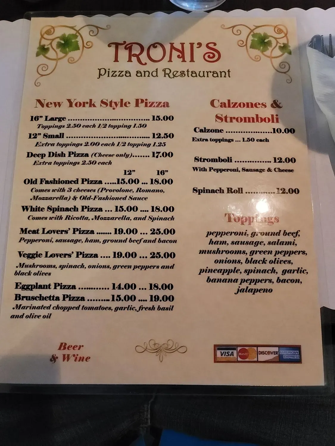 Menu 4