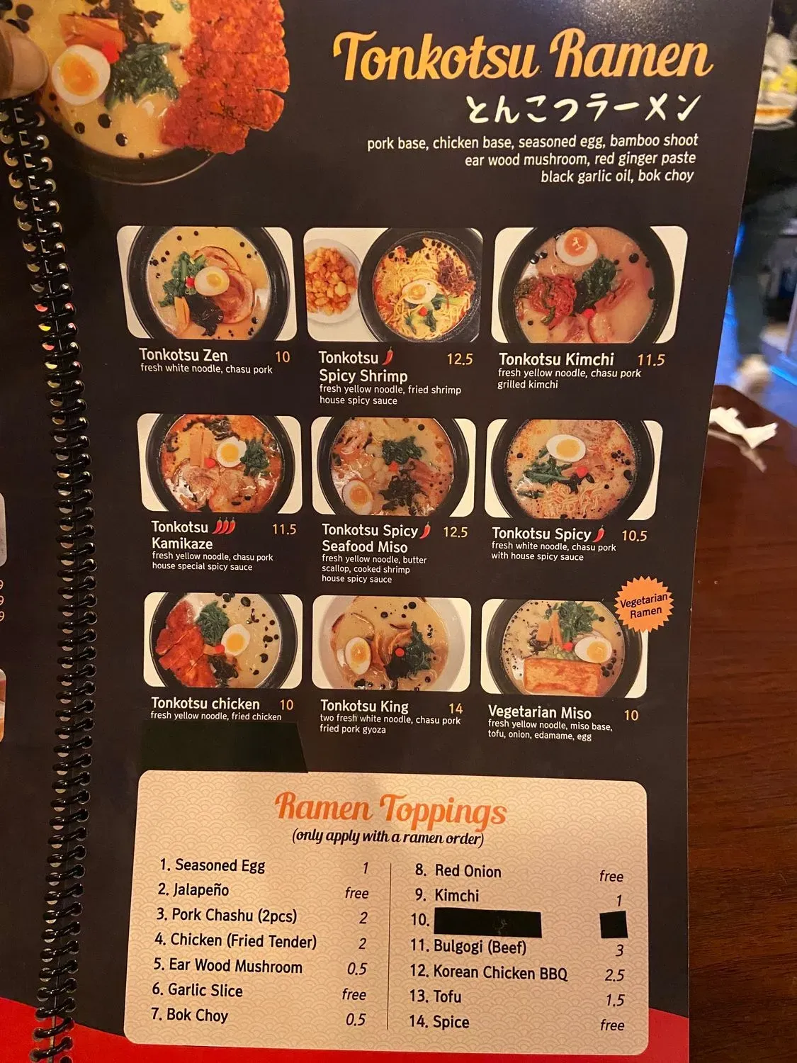 Menu 6